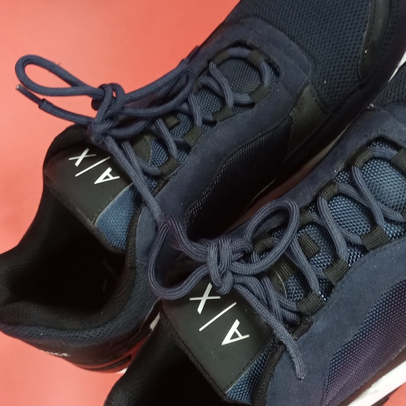 Armani Exchange AXUX02 Blue Athletic Shoes - Picture 2 of 15